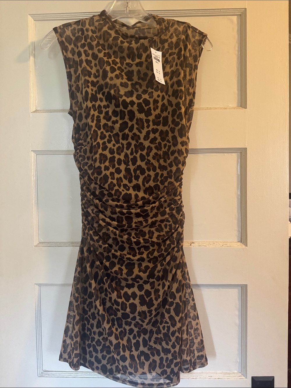 Abercrombie & Fitch Leopard Print Mini Dress - Brown & Black